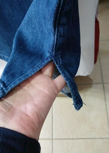 French Connection Kısa Kollu Lacivert Kot Elbise