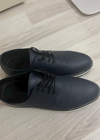 Lacivert erkek Klasik Deri Ayakkabı - Görsel 2