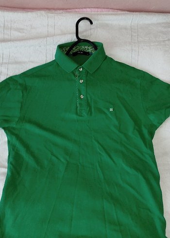 Düğmeli Yeşil Erkek Polo Tişört