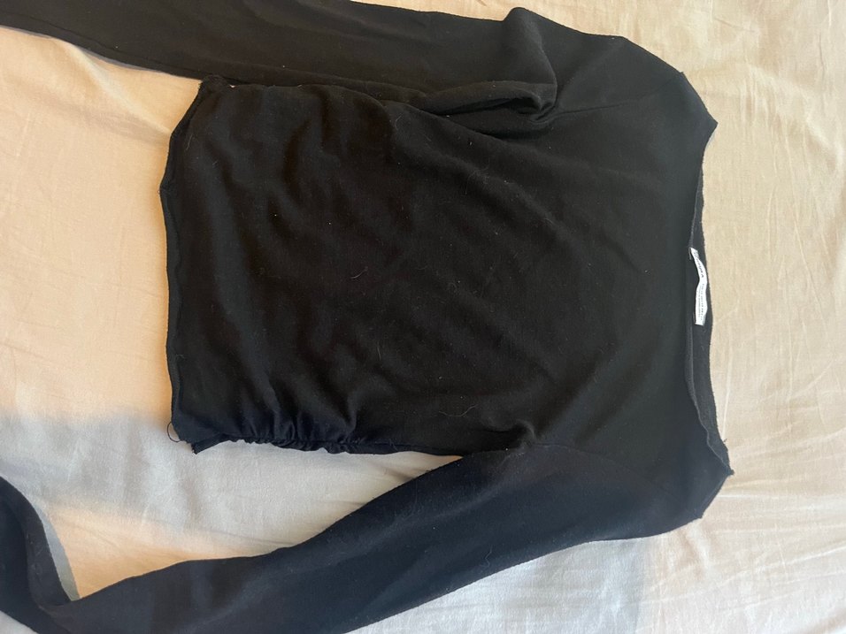 bershka viral kasmir bluz - Görsel 5