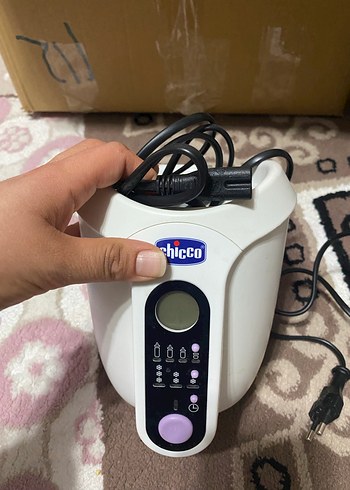 Chicco Pastel Renkli biberon mama ısıtıcı