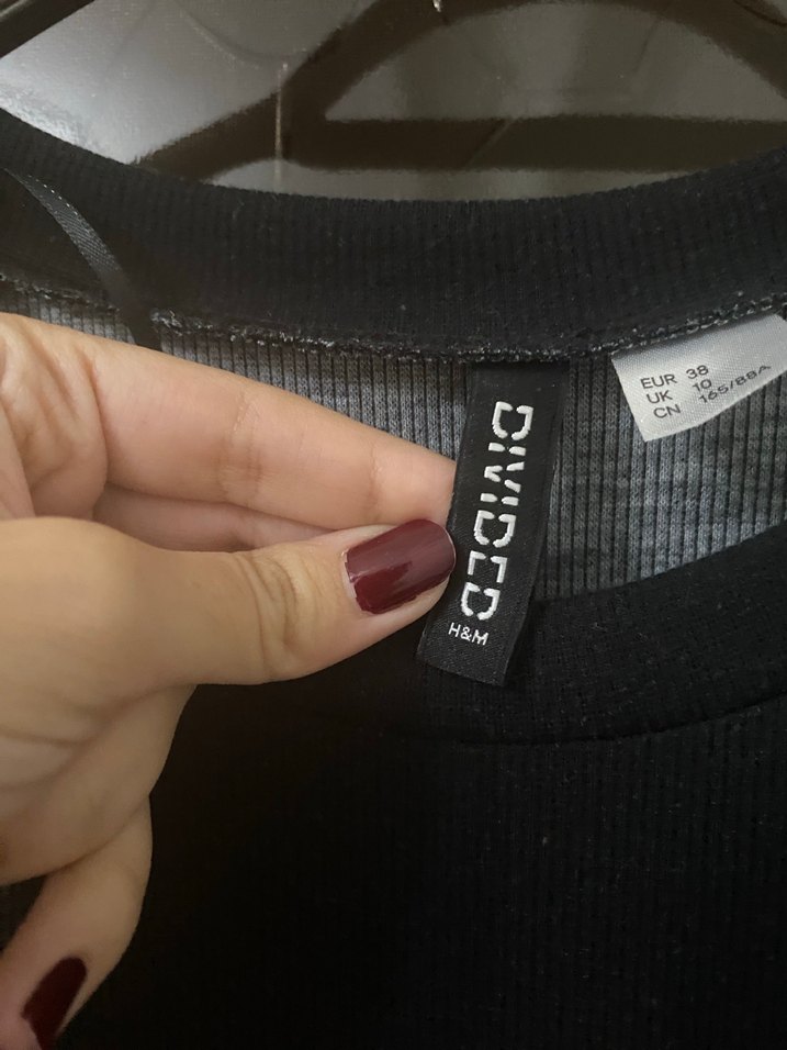 Çizgili Kısa Kollu Midi Elbise - Görsel 5