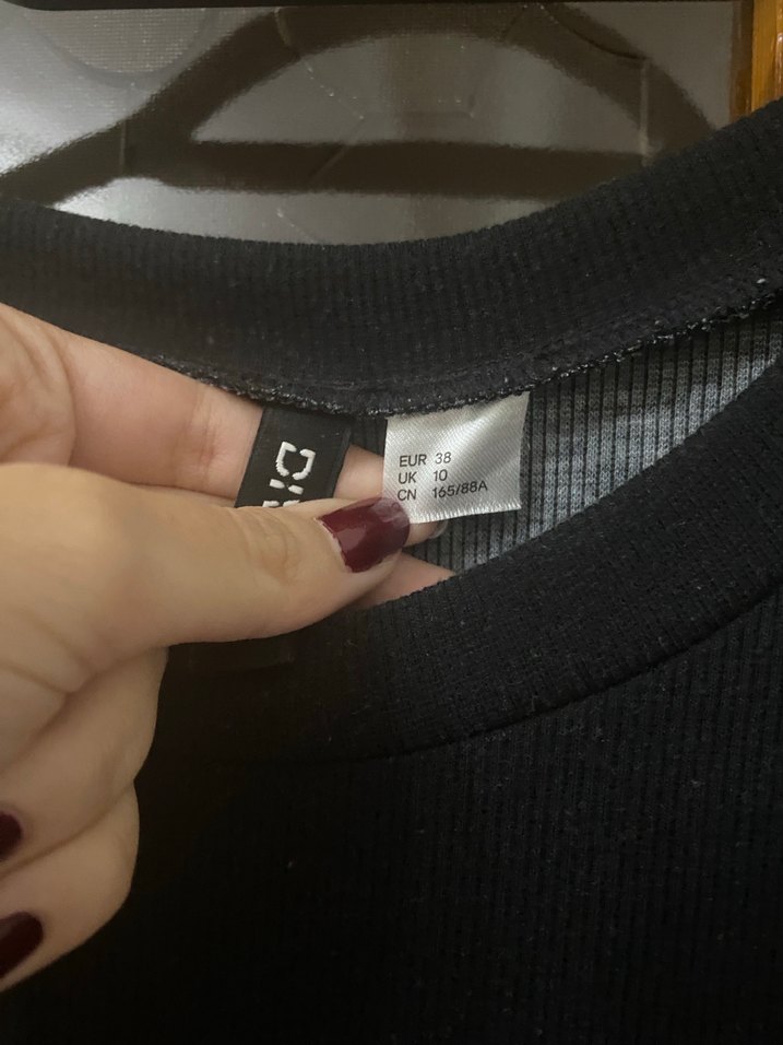 Çizgili Kısa Kollu Midi Elbise - Görsel 4