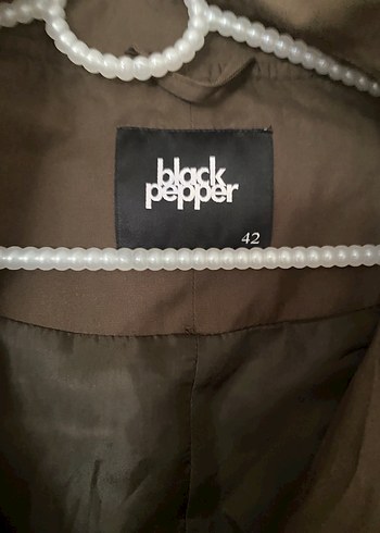 Kemerli, Uzun Kollu Kadın Ceket - Görsel 5