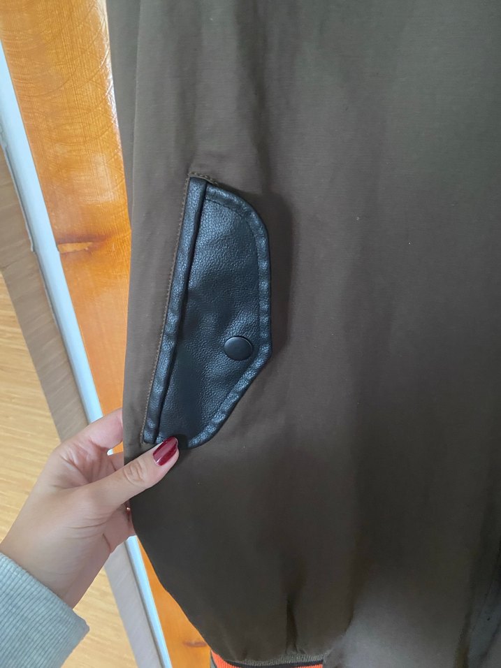 Kemerli, Uzun Kollu Kadın Ceket - Görsel 2