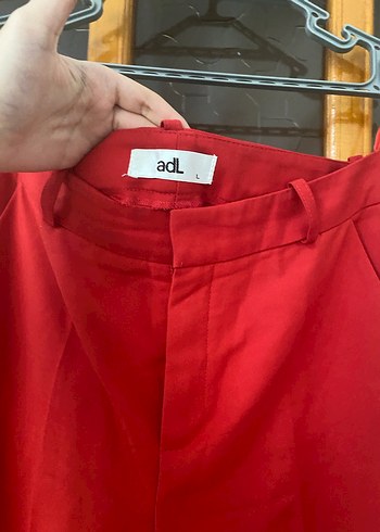 Koyu Kırmızı Kadın Kumaş Pantolon - Görsel 3