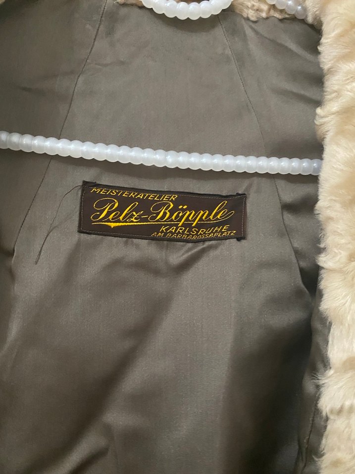 Bej Süet Kürk Detaylı Midi Kadın Ceket - Görsel 5