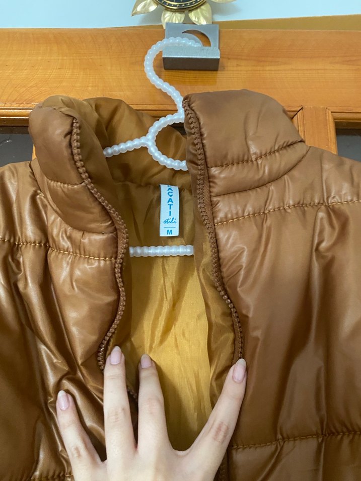 Kahverengi mont - Görsel 4