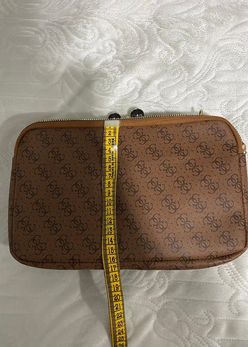 Zincir Detaylı Kahverengi Vintage Kadın Çanta - Görsel 3