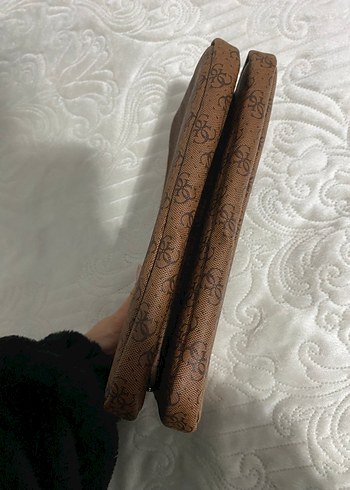 Zincir Detaylı Kahverengi Vintage Kadın Çanta - Görsel 9