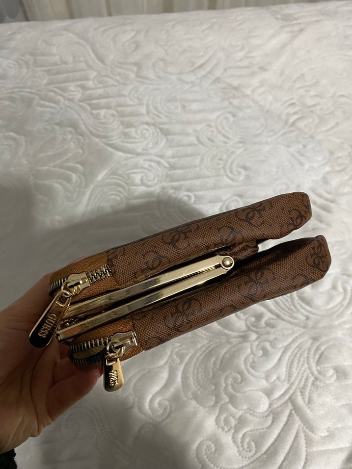 Zincir Detaylı Kahverengi Vintage Kadın Çanta - Görsel 5