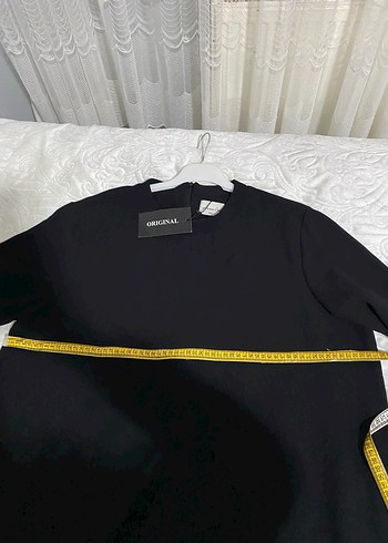 Drapeli Siyah Uzun Kollu Uzun Elbise - Görsel 6