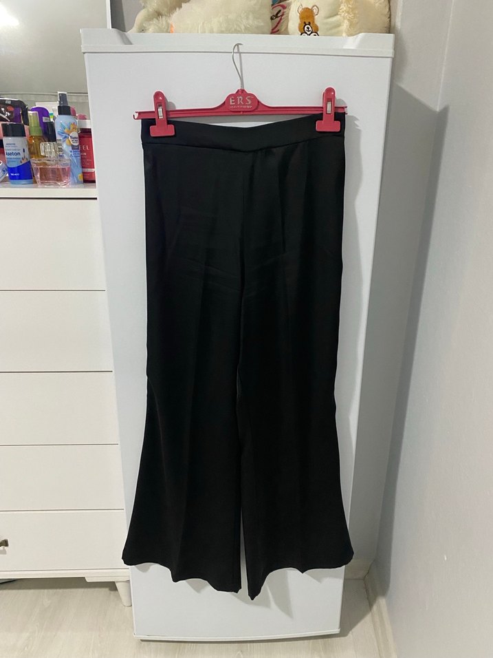 Siyah saten Pileli ikili takım - Görsel 5