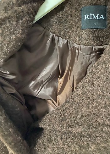 Kahverengi Kısa Yünlü Kürk Detaylı Kadın Kaban - Görsel 5