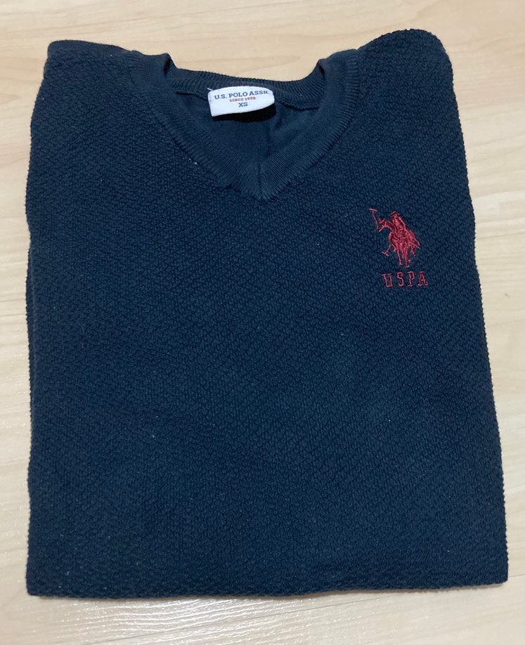 U.S. POLO ASSN.Lacivert Erkek Çocuk Örgü Sweatshirt - Görsel 4