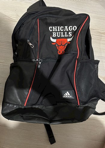 Adidas Chicago Bulls Siyah Fermuarlı Sırt Çantası
