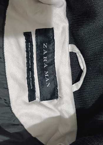 Zara Beyaz Fermuarlı Kışlık Mont