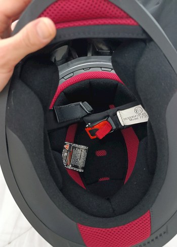 LS2 Siyah Motosiklet Kaskı, Fermuarlı Kapaklı - Görsel 6