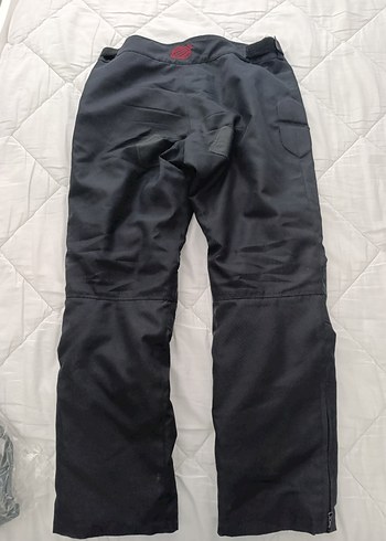 Erkek Siyah Biker Kumaş Pantolon Fermuarlı - Görsel 3