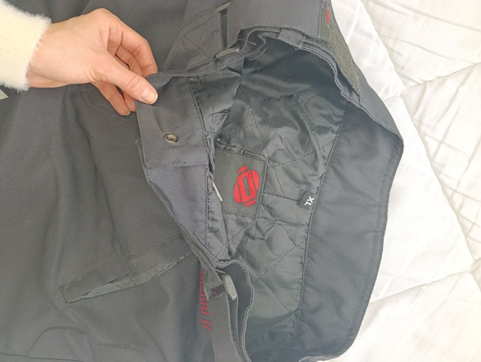 Erkek Siyah Biker Kumaş Pantolon Fermuarlı - Görsel 4