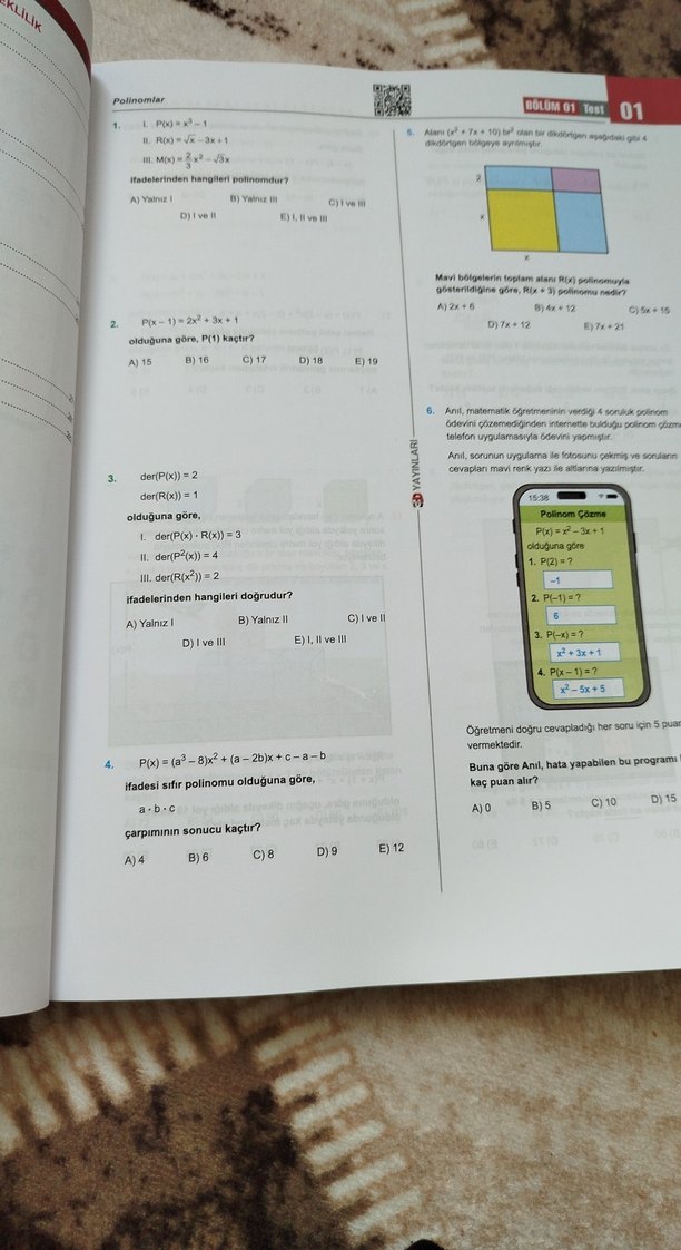 AYT Matematik Soru Bankası 3D Video Çözümlü - Görsel 3