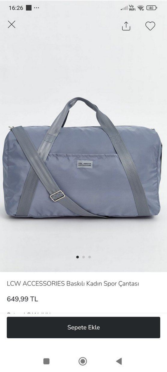 Gri Yoga Kayışı LC Waikiki - Görsel 2