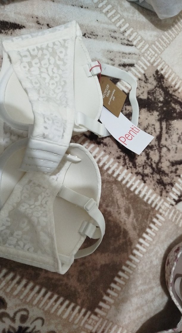 Beyaz Yılan Desenli Bohem Sütyen - Görsel 3