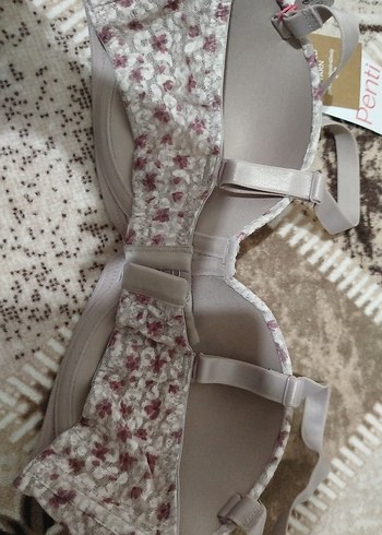 Bej Çiçek Desenli Bohem Sütyen - Görsel 3