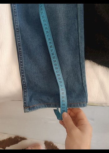 orjinal  sıfır Tommy Hilfiger Mavi Denim Kadın Jean - Görsel 6