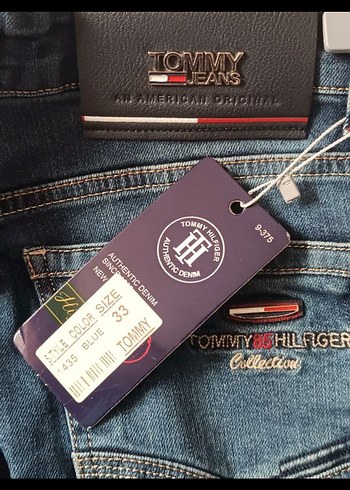 orjinal  sıfır Tommy Hilfiger Mavi Denim Kadın Jean - Görsel 3