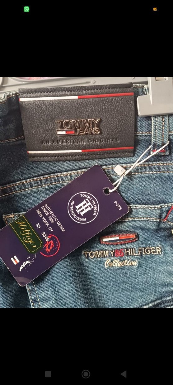 orjinal  sıfır Tommy Hilfiger Mavi Denim Kadın Jean - Görsel 2
