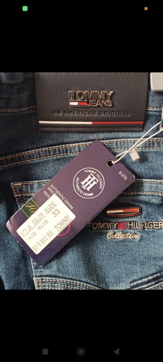orjinal  sıfır Tommy Hilfiger Mavi Denim Kadın Jean - Görsel 3