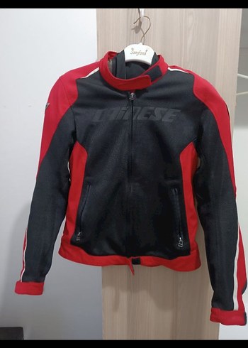 orjinal dainese Kırmızı Kadın Biker Spor Ceket - Görsel 6
