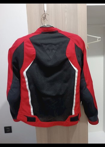 orjinal dainese Kırmızı Kadın Biker Spor Ceket - Görsel 8