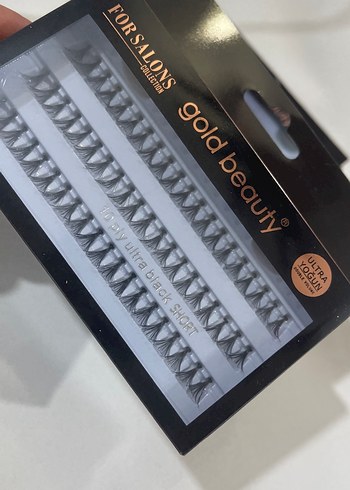 Gold Beauty Gri Takma Kirpik Seti - Görsel 2