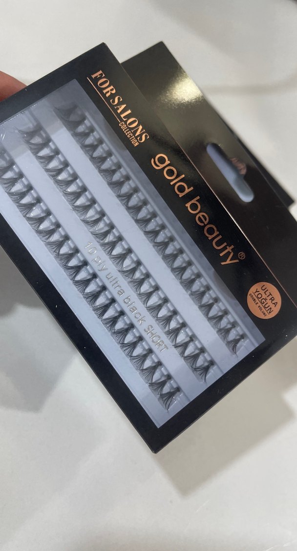 Gold Beauty Gri Takma Kirpik Seti - Görsel 2