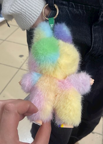 Pastel Renkli Peluş Anahtarlık Oyuncak - Görsel 3