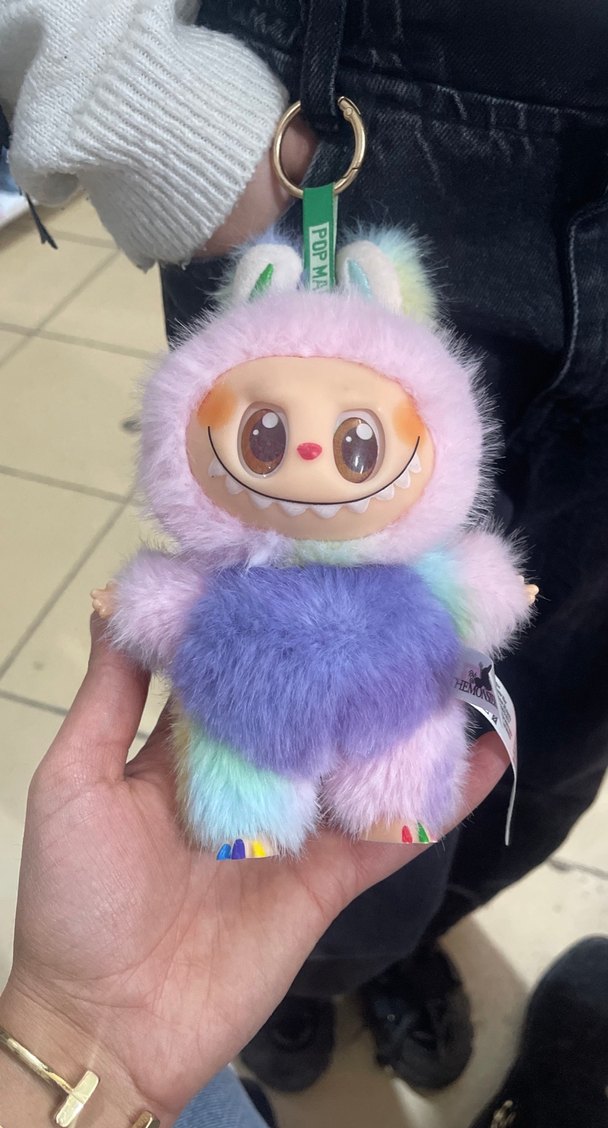 Pastel Renkli Peluş Anahtarlık Oyuncak - Görsel 2