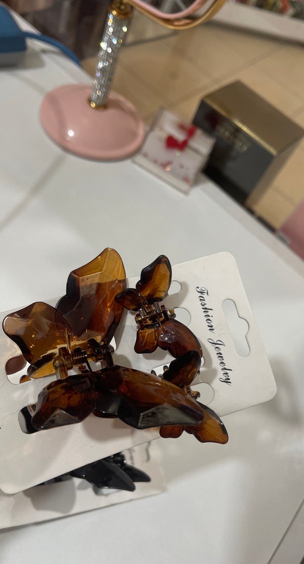 Kelebek Desenli Kemerli Saç Tokası - Gotik - Görsel 3