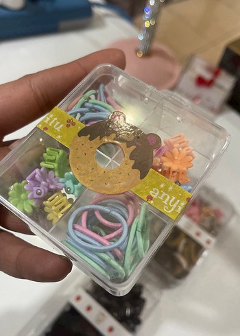 Renkli Elastik Çocuk Saç Tokaları ve Bantları - Görsel 2