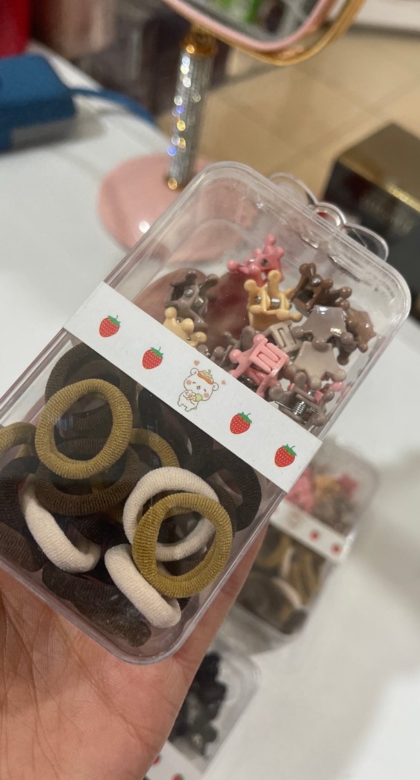 Renkli Elastik Çocuk Saç Tokaları ve Bantları - Görsel 3