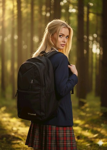 HUMMEL Siyah Minimalist Erkek Sırt Çantası - Görsel 2