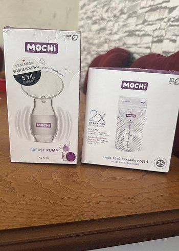 Mochi Göğüs Pompası ve Saklama Poşeti Seti - Görsel 3