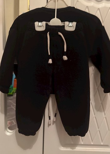 Kız Çocuk Siyah crop Kapüşonsuz Sweatshirt - Görsel 5