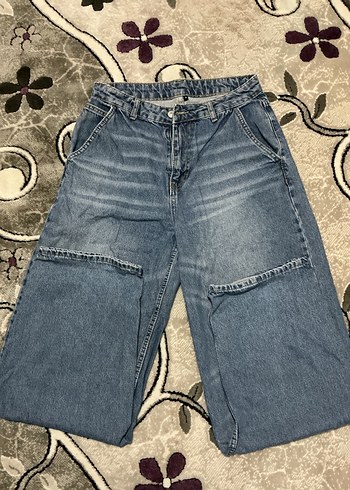 Gevşek Kesim Midi Kot Pantolon - Görsel 2