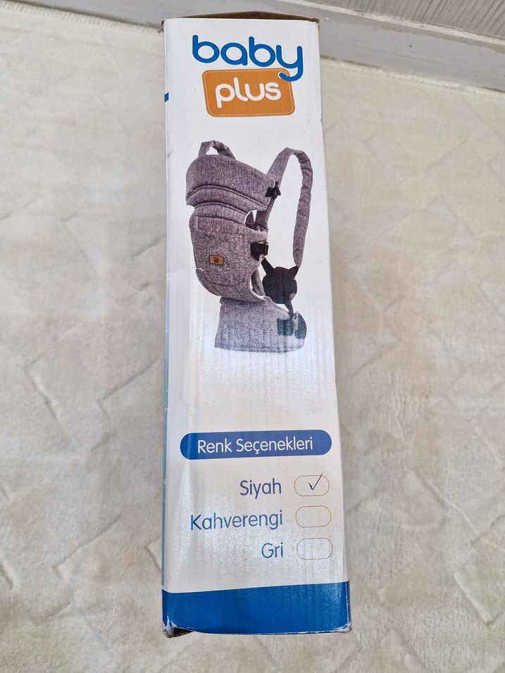 Siyah Ergonomik Bebek Kangurusu Bel Destekli - Görsel 2