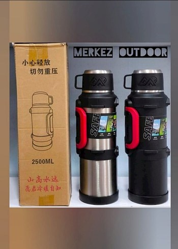 Diğer 2500ML Gri Çocuk Termos Şişesi