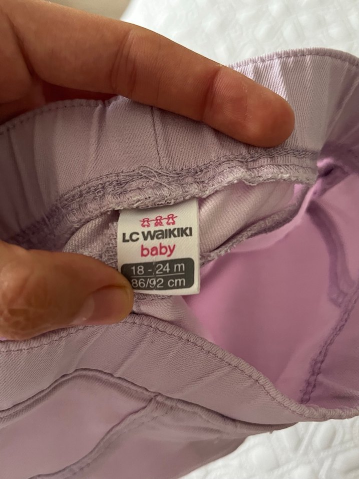 Kız cocuk lila pantolon - Görsel 4