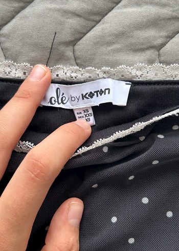 Koton Transparan etek
