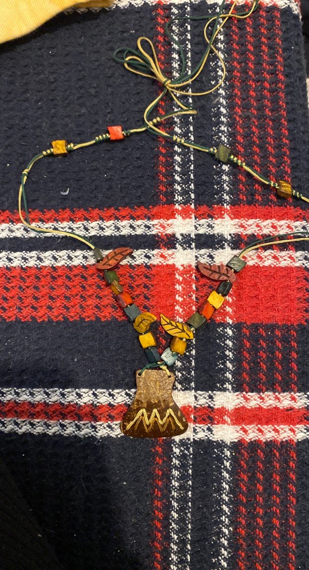 Renkli Boncuklu Bohem Kolye - Görsel 2